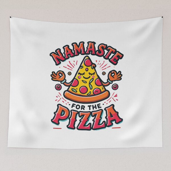 Item preview, Namaste for the Pizza - Funny Yoga designed and sold by chantastical.