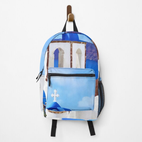Item preview, Santorini Greece - Blue Domes White Buildings Stunning Day designed and sold by Adam Gormley.