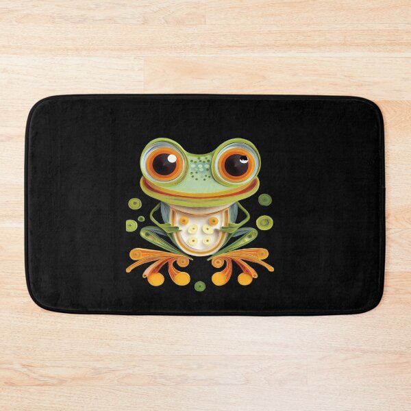 Item preview, Cute Quilled Paper Frog designed and sold by PrintsByFrank.