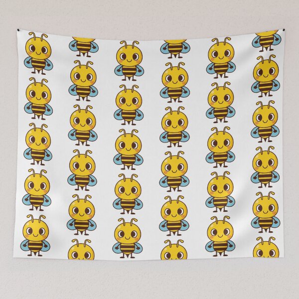 Item preview, Funny Honey Bee Cartoon, Sweet happy designed and sold by NoeySmiley55.