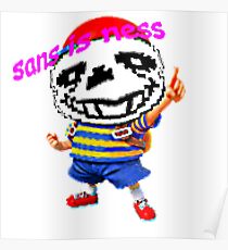 sans is ness Poster
