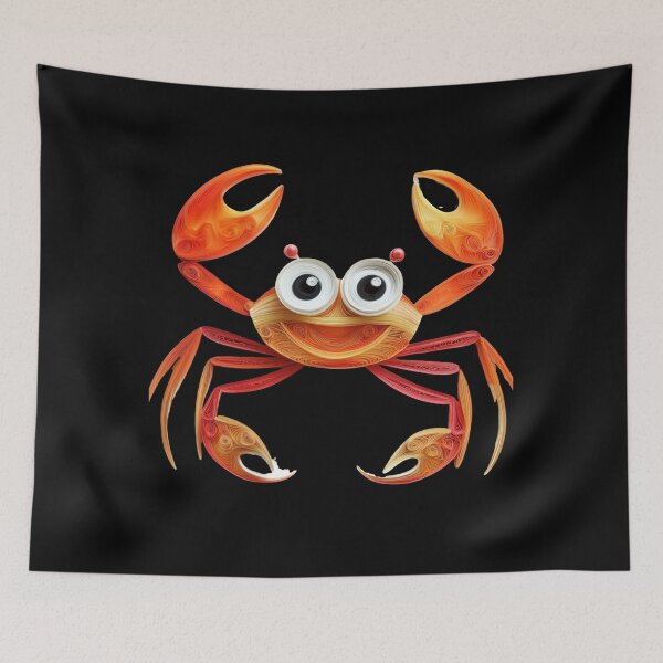 Item preview, Cute Quilled Paper Crab designed and sold by PrintsByFrank.