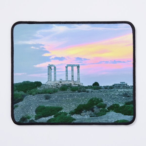 Item preview, Poseidon Temple Athens Sounion Coast Sunset Glow designed and sold by Adam Gormley.
