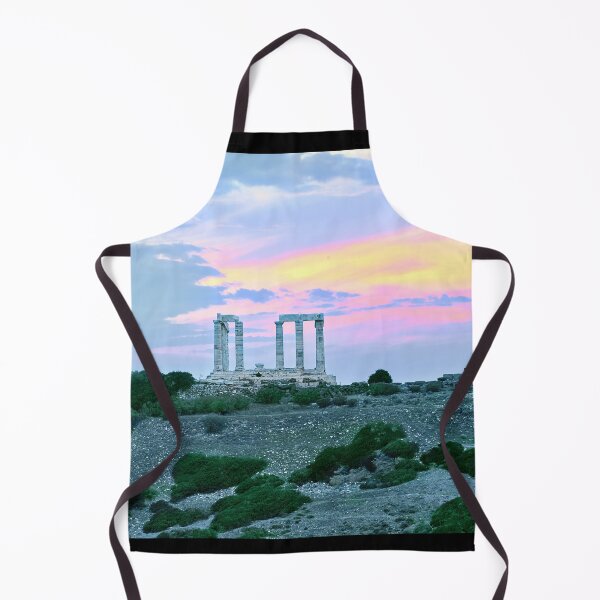 Item preview, Poseidon Temple Athens Sounion Coast Sunset Glow designed and sold by Adam Gormley.