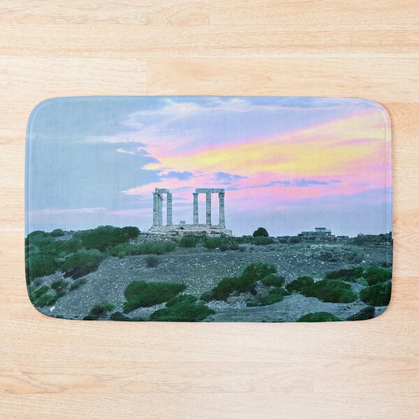 Item preview, Poseidon Temple Athens Sounion Coast Sunset Glow designed and sold by Adam Gormley.