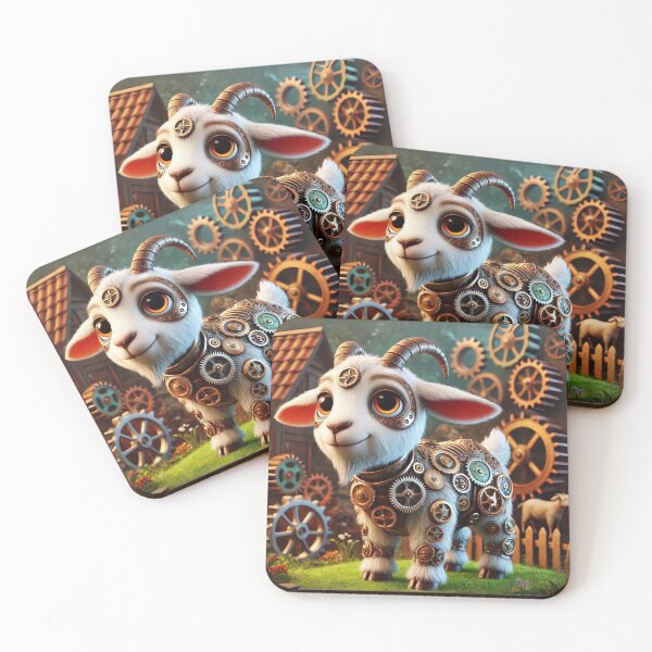Item preview, Steampunk Nubian Goat designed and sold by Sillytoe.