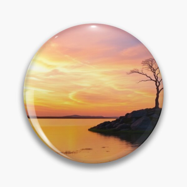 Item preview, Serene Sunset by the Lakeside designed and sold by GaricDrawsob.