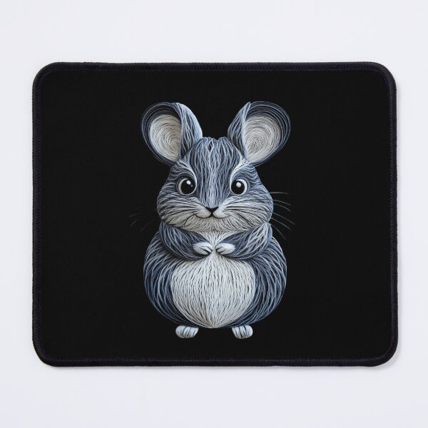 Item preview, Cute Quilled Paper Chinchilla designed and sold by PrintsByFrank.