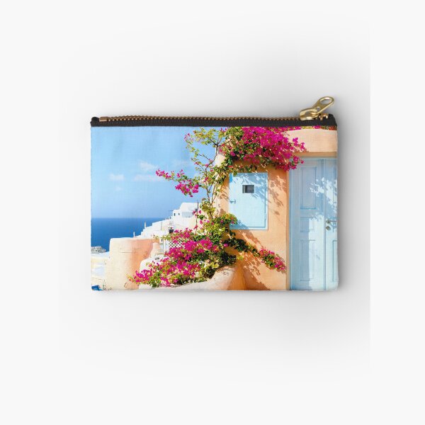Item preview, Oia Santorini Greece Spanish Style Villa Bougainvillea designed and sold by Adam Gormley.