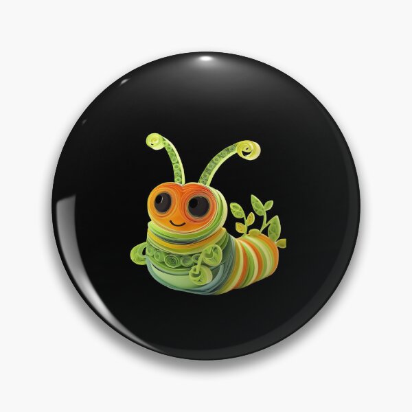 Item preview, Cute Quilled Paper Caterpiller  designed and sold by PrintsByFrank.