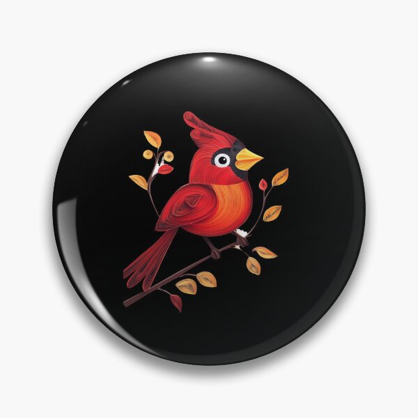 Item preview, Cute Quilled Paper Cardinal designed and sold by PrintsByFrank.