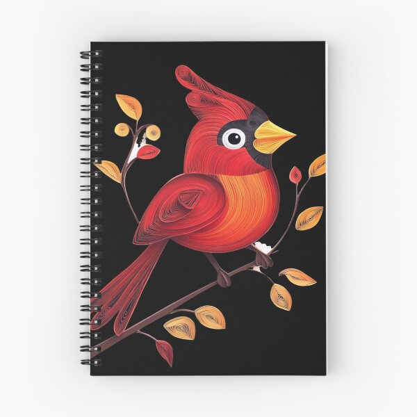 Item preview, Cute Quilled Paper Cardinal designed and sold by PrintsByFrank.
