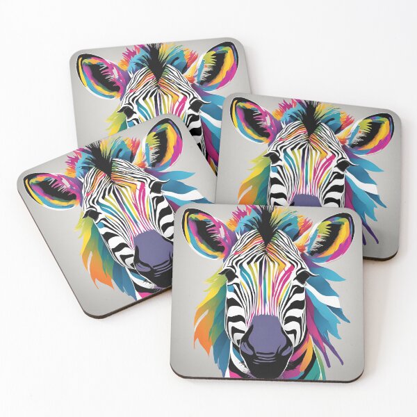Artikelvorschau, Buntes Zebra entworfen und verkauft von industrialcraft.