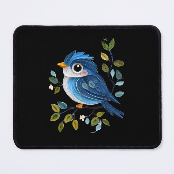 Item preview, Cute Quilled Paper Bluebird designed and sold by PrintsByFrank.
