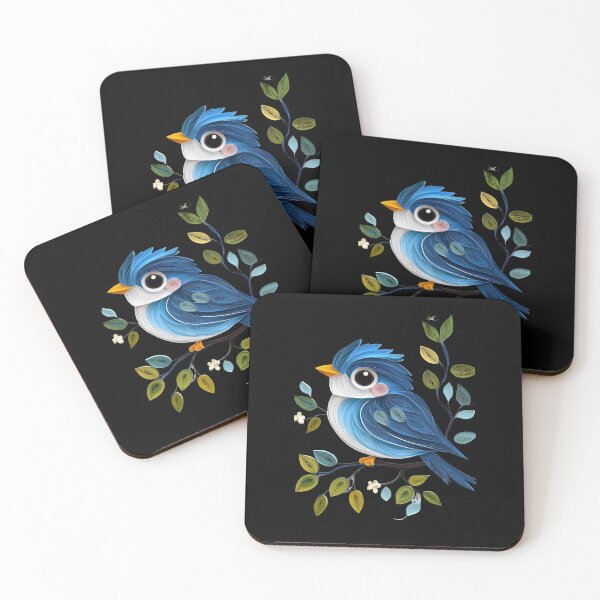 Item preview, Cute Quilled Paper Bluebird designed and sold by PrintsByFrank.