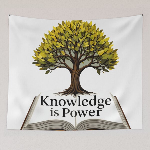 Item preview, Knowledge is Power designed and sold by RebelPaintBrush.