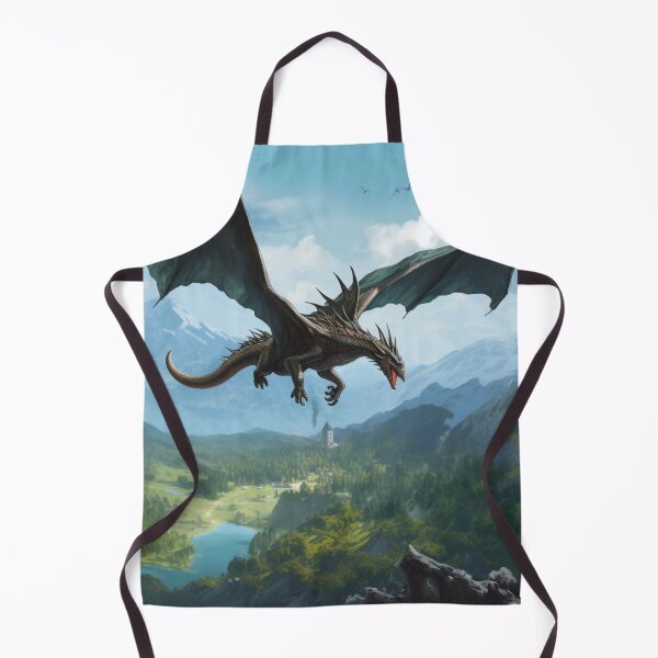 Item preview, Dragon near Mountains designed and sold by GrinGalore.