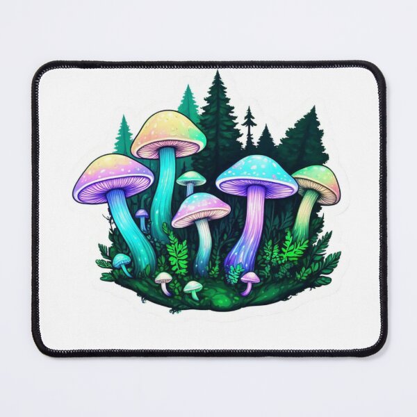 Item preview, A mini forest with glowing mushrooms. Sticker designed and sold by InsightA.