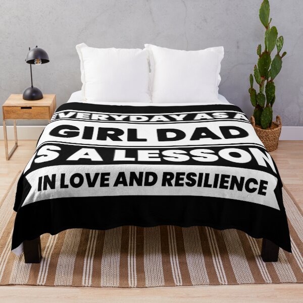Item preview, Every Day as a Girl Dad - A Lesson in Love and Resilience | Inspirational Dad Shirt Design designed and sold by BDLuck2021.