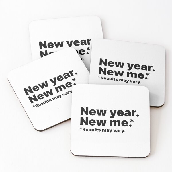 Item preview, New year, new me. Results may vary | Black text designed and sold by ThingsOnTees.