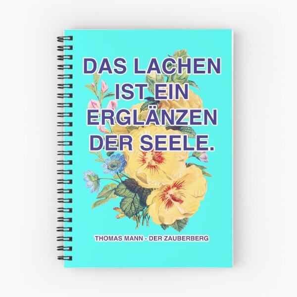 Artikelvorschau, Das Lachen ist ein Erglänzen der Seele, Thomas Mann Zitat entworfen und verkauft von Mauswohn.