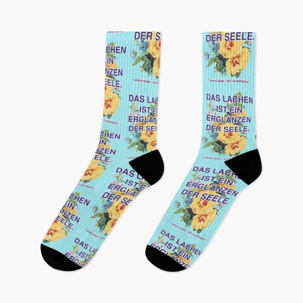 Item preview, Laughter is a shining of the soul, Thomas Mann quote designed and sold by Mauswohn.