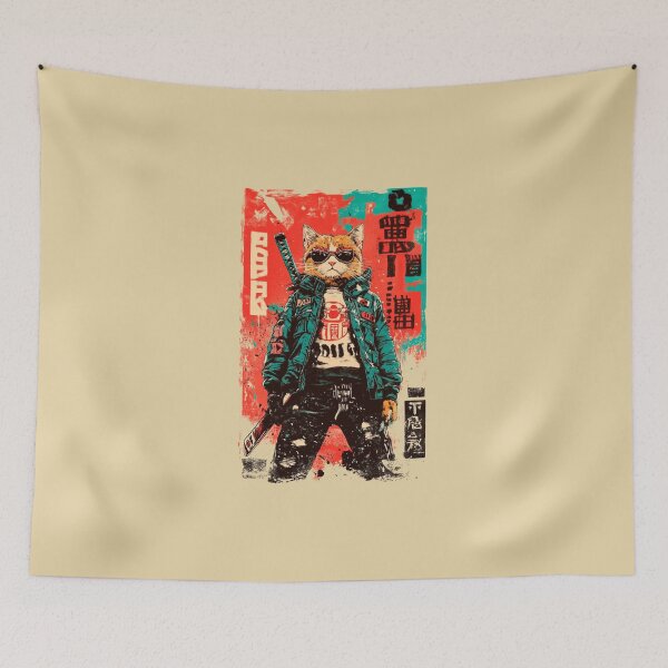 Item preview, Urban Samurai Cat  designed and sold by TheSamuraiCat.