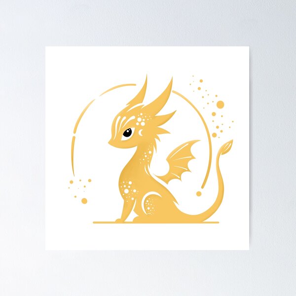 Item preview, Golden dragon  designed and sold by Aakanksha97.