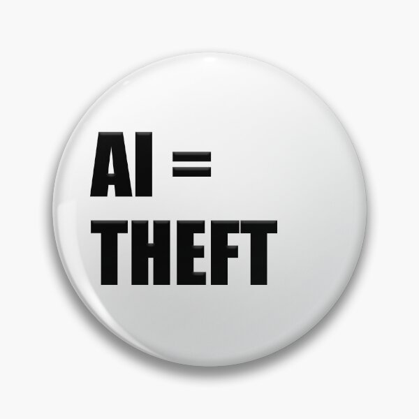 Item preview, AI = theft in impact font.  designed and sold by funkyworm.