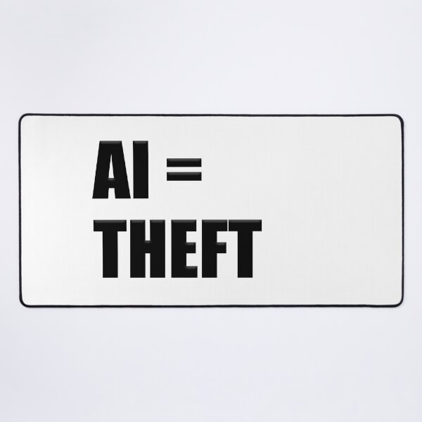 Item preview, AI = theft in impact font.  designed and sold by funkyworm.