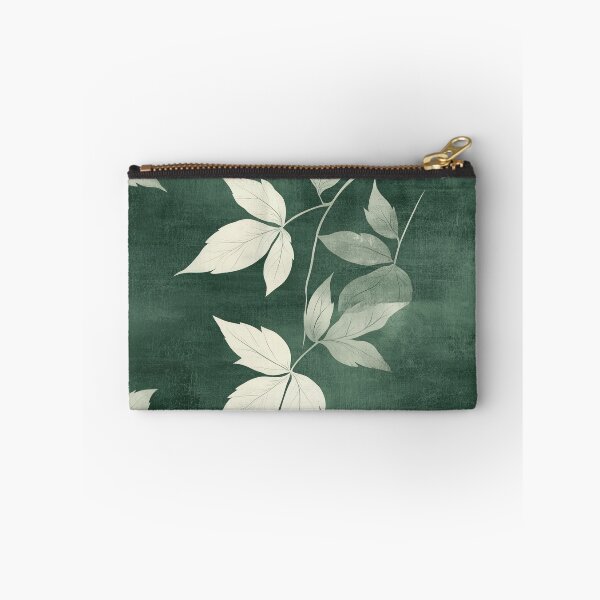 Item preview, Classic Green Leaf Pattern – Elegant Botanical Design with Textured Background designed and sold by Moisky Patterns.