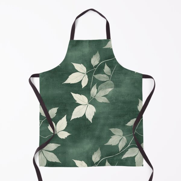 Item preview, Classic Green Leaf Pattern – Elegant Botanical Design with Textured Background designed and sold by Moisky Patterns.