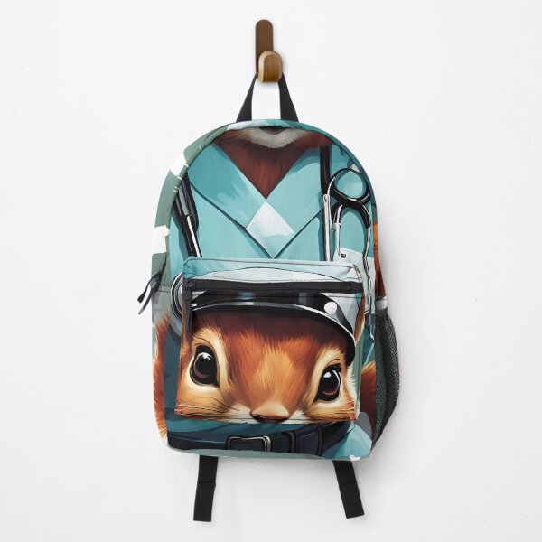 Item preview, Red Squirrel nurse having fun in hospital designed and sold by Colin Bentham.