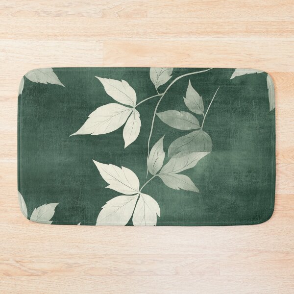Item preview, Classic Green Leaf Pattern – Elegant Botanical Design with Textured Background designed and sold by Moisky Patterns.