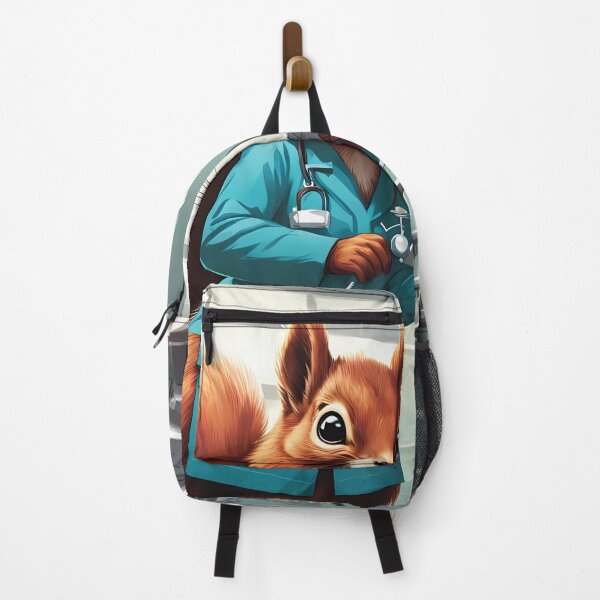 Item preview, Red Squirrel nurse having fun in hospital designed and sold by Colin Bentham.
