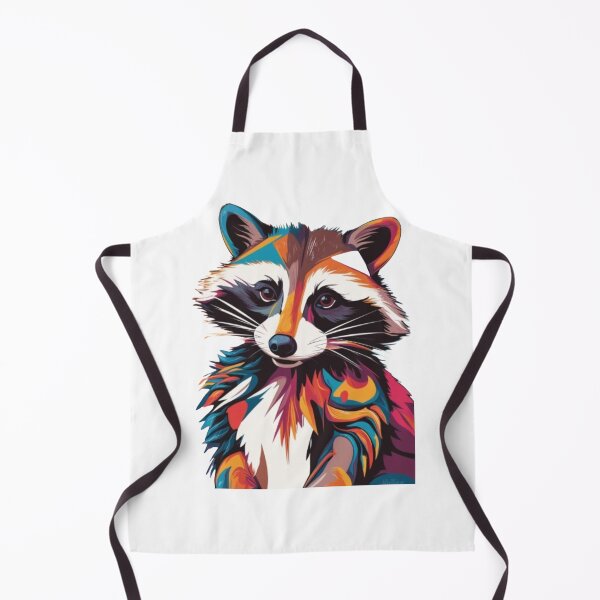 Item preview, Cute Racoon abstract art designed and sold by ShopTwentyFour.