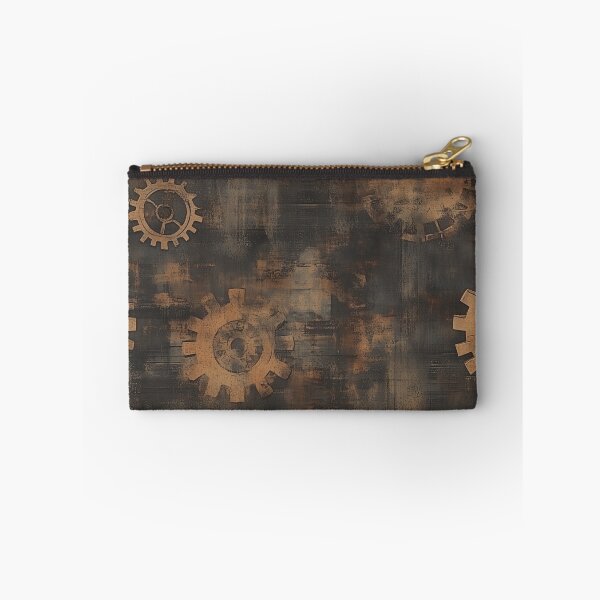 Item preview, Steampunk Gear Pattern – Rustic Industrial Design with Textured Background designed and sold by Moisky Patterns.