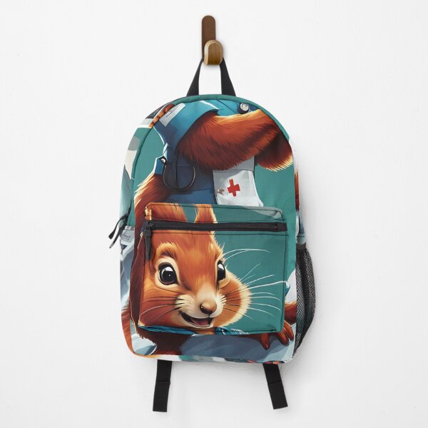 Item preview, Red Squirrel nurse having fun in hospital designed and sold by Colin Bentham.