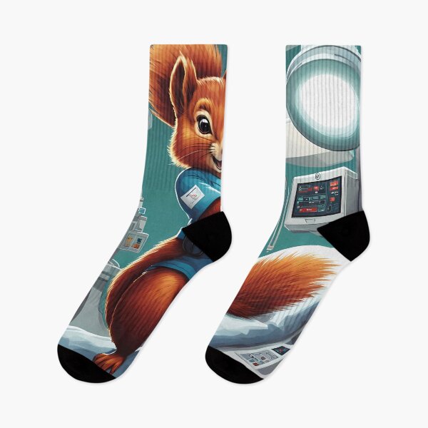 Item preview, Red Squirrel nurse having fun in hospital designed and sold by Colin Bentham.