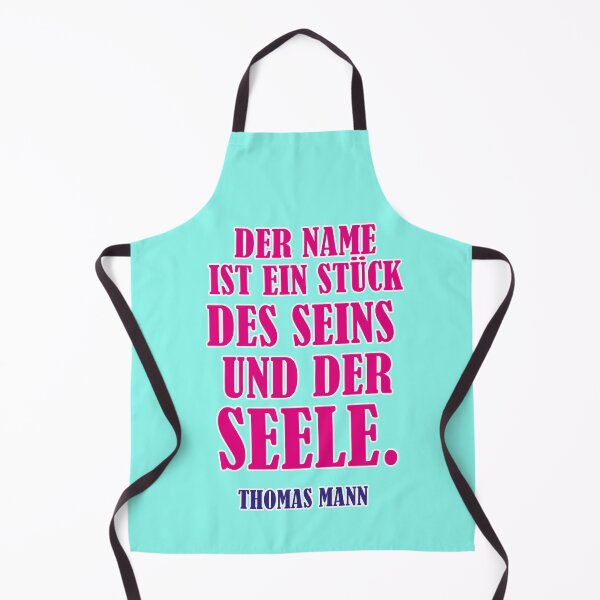 Item preview, The name is a piece of being and soul, Thomas Mann quote designed and sold by Mauswohn.