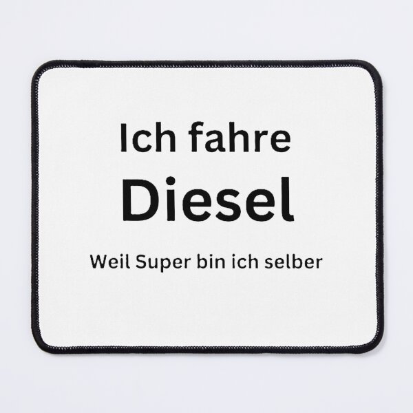 Item preview, I drive diesel – Funny quote for car fans designed and sold by Pinfinest.