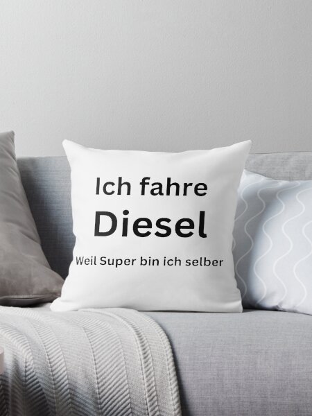 Item preview, I drive diesel – Funny quote for car fans designed and sold by Pinfinest.