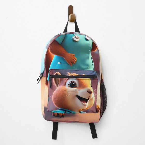 Item preview, Red Squirrel nurse having fun in hospital designed and sold by Colin Bentham.