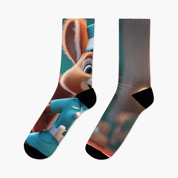 Item preview, Red Squirrel nurse having fun in hospital designed and sold by Colin Bentham.