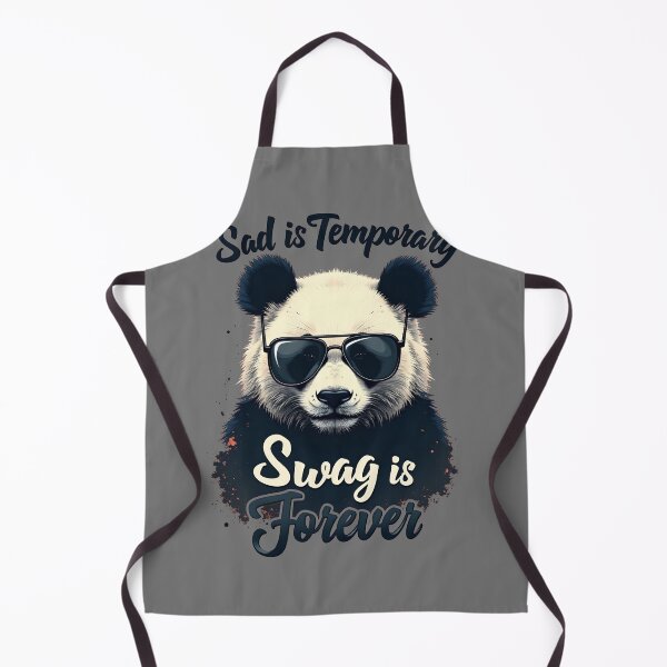 Item preview, Sad Is Temporary Swag Is Forever - Panda Sunglasses designed and sold by kjp-design.
