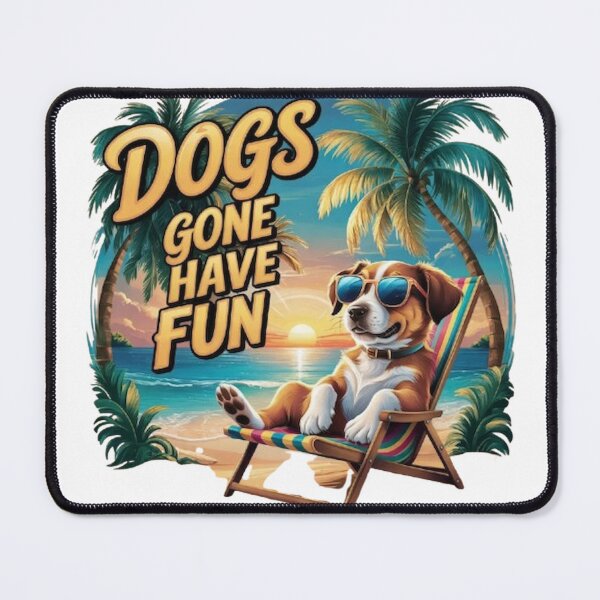 Item preview, Dogs gone have fun designed and sold by Bernsteinhaus.