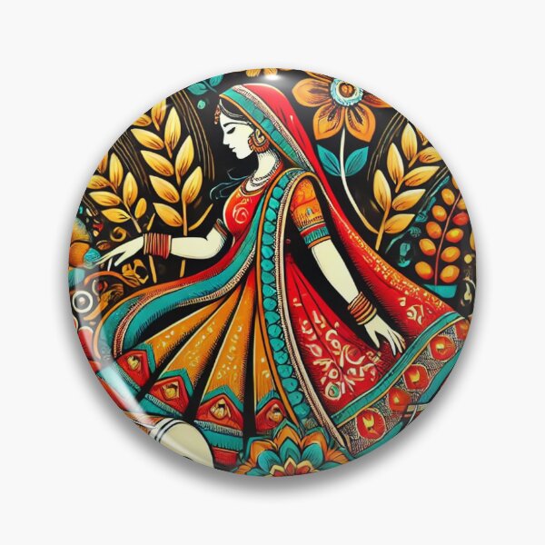 Item preview, Indian woman designed and sold by CulturalVibes.