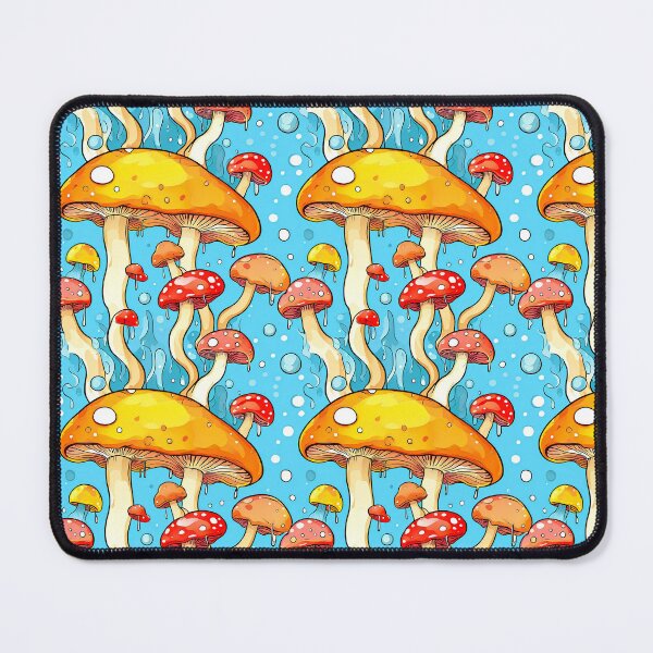 Item preview, Psychadelic Shrooms Seamless Pattern designed and sold by LianaCreates.