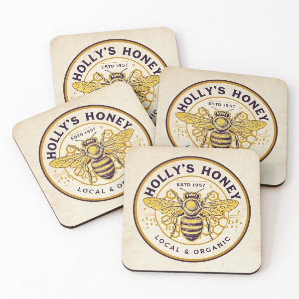 Item preview, Vintage Honeybees for the Holly Honey Brand designed and sold by thddbsrns.