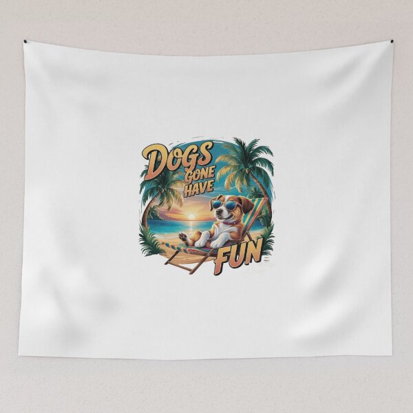 Item preview, Dogs gone have fun in the sun designed and sold by Bernsteinhaus.
